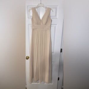 BILL LEVKOFF Champagne formal dress